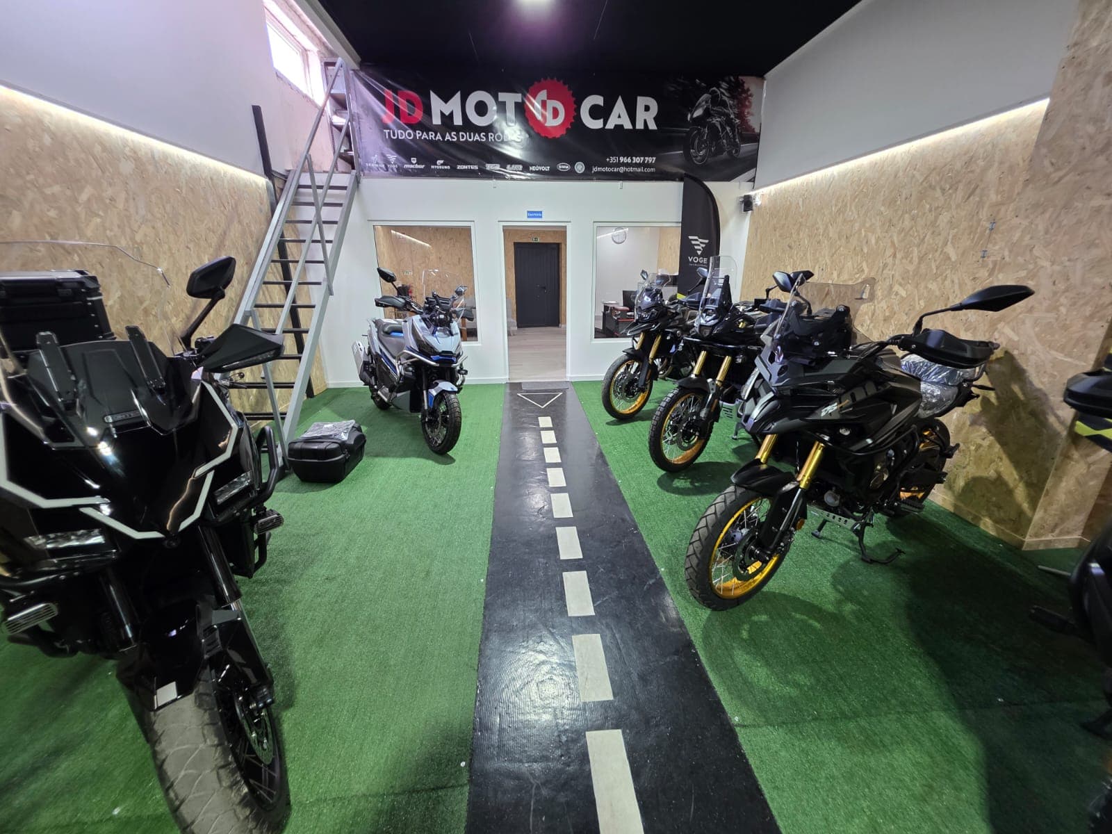 Showroom de motas da JD Motocar